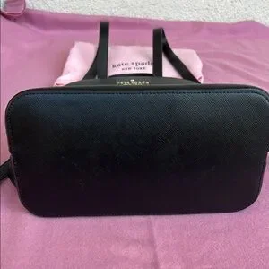 kate spade | Bags | Kate Spade Black Dome Backpack Sleek  display picture 3